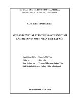 SÁNG KIẾN KINH NGHIỆM ÂM NHẠC