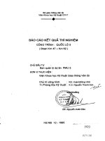 Báo cáo kết quả thí nghiệm công trình quốc lộ 5
