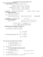 ÔN THI ĐẠI HỌC TOÁN HÌNH GIẢI TÍCH VÀ PHƯƠNG TRÌNH VÔ TỶ