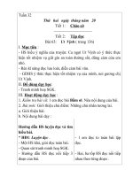 Giáo án dành cho giáo viên dạy giãn lớp 4 + 5  tuần 32