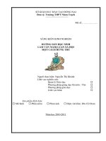 skkn hướng dẫn học sinh làm văn nghị luận xã hội một cách hứng thú