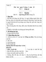 Giáo án dành cho giáo viên dạy giãn lớp 4 + 5  tuần 22