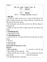 Giáo án dành cho giáo viên dạy giãn lớp 4 + 5  tuần 21