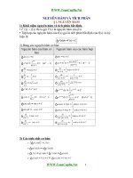 Các dạng toán về tích phân và ứng dụng 12