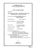 Văn xuôi Quảng Nam Đà Nẵng sau năm 1975 những vấn đề lý luận và thực tiễn