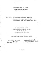 Ứng dụng kỹ thuật gen trong việc thu nhận các enzym quan trọng và cải thiện khả năng cố định đạm sinh học