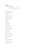 Cảm nhận về bài Đàn ghi ta của Lorca