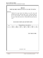 đồ án thiết bị nhiệt