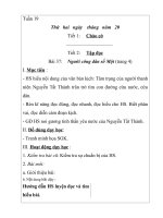 Giáo án dành cho giáo viên dạy giãn lớp 4 + 5  tuần 19