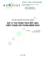 Hướng dẫn sử dụng, thực hành phần mềm viễn thám ENVI (cực hay) phần 1