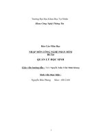 đồ án tốt nghiệp quản lý học sinh