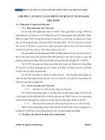 Phân cấp quản lý ngân sách Nhà nước theo luật định.