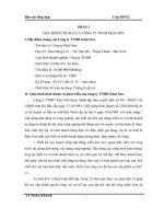 Nội dung kế toán tập hợp chi phí sản xuất của công ty TNHH Khai Sơn