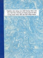 Nghiên cứu nâng cao chất lượng thủy sản bao bột theo hướng sử dụng nguyên liệu trong nước thay thế cho bột nhập khẩu