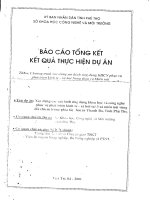 Xây dựng Mô hình ứng dụng khoa học và công nghệ phục vụ phát triển kinh tế xã hội tại 3 xã miền núi vùng đồi chiêm trũng phía tây huyện Thanh Ba, tỉnh Phú Thọ