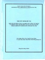 Một số giải pháp nâng cao hiệu quả công tác đoàn và phong trào thanh niên tại các cơ sở, ban ngành thuộc khối dân chính đảng tỉnh Quảng Trị