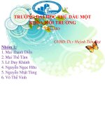 tổng luận tài nguyên nước