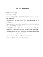 hoạt động xúc tiến thương mại ở việt nam - thực tiễn và hướng hoàn thiện