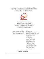 đồ án tốt nghiệp quản lý mạng nagios