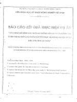 Xây dựng Mô hình sản xuất hạt giống lúa lai F1 và giống lúa thuần năng suất cao phẩm cấp tốt phục vụ nông nghiệp huyện Điện Biên tỉnh Lai Châu