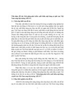 Giải pháp phát triển xuất khẩu mặt hàng cà phê của việt nam sang thị trường ASEAN