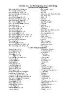 Các cấu trúc tiếng anh thường gặp