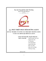 đồ án tốt nghiệp agent và hệ đa agent