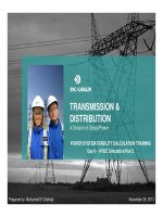 Phần 19 KHÓA ĐÀO TẠO TÍNH TOÁN ỔN ĐỊNH VÀ ỨNG DỤNG TRÊN PHẦN MỀM PSSE CHO KỸ SƯ HỆ THỐNG ĐIỆN (Mô phỏng đường dây siêu cao áp HDVC trong tính toán ổn định động)