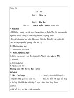 Giáo án dành cho giáo viên dạy giãn lớp 4 + 5  tuần 20