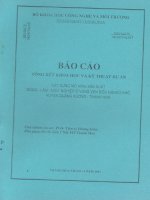 Xây dựng Mô hình sản xuất nông lâm ngư nghiệp ở vùng ven biển nghèo khó huyện Quảng Xương tỉnh Thanh Hóa