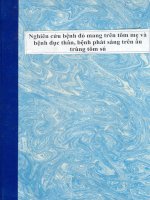 Nghiên cứu bệnh đỏ mang trên tôm mẹ và bệnh đục thân, bệnh phát sáng trên ấu trùng tôm sú