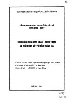 Đình công của công nhân thực trạng và giải pháp xử lý ở Đồng Nai