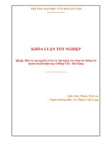 dân ca của người lô lô và vận dụng vào công tác thông tin tuyên truyền hiện nay ở đồng văn hà giang