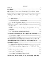 Nâng cao hiệu quả sử dụng vốn tại Công ty trách nhiệm hữu hạn thương mại dịch vụ Điện Quang