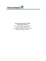 vietcombank ngân hàng thương mại cổ phần ngoại thương việt nam báo cáo tài chính riêng giữa niên độ 30 tháng 9 năm 2013 và giai đoạn 1 tháng 7 năm 2013 đến 30 tháng 9 năm 2013
