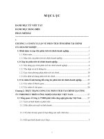 Hoàn thiện công tác Phân tích tài chính doanh nghiệp của Công ty TNHH phát triển công nghệ giáo dục Việt Nam