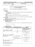 Giáo án giải tích 12 đủ cả năm