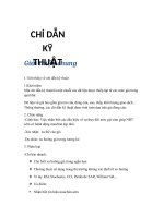 Chỉ dẫn kỹ thuật full