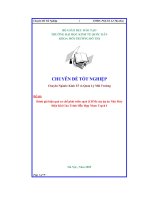 Đánh giá hiệu quả cơ chế phát triển sạch (CDM) của dự án nhà máy điện khí chu trình hỗn hợp nhơn trạch i