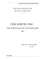 Công nghệ sử dụng dung dịch khoan super mud, PGS Lê Kiều