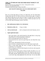 công ty cổ phần kho vận giao nhận ngoại thương tp hồ chí minh thuyết minh báo cáo tài chính hợp nhất năm tài chính kết thúc 31 tháng 12 năm 2009