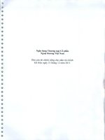 ngân hàng thương mại cổ phần ngoại thương việt nam báo cáo tài chính riêng năm tài chính kết thúc 31 tháng 12 năm 2011
