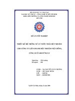 Thiết kế hệ thống xử lý nước thải dệt nhuộm công ty liên doanh dệt nhuộm việt hồng, công suất 600 m3 ngày