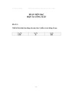 Thiết kế bộ chỉnh lưu dùng cho máy hàn 1 chiều