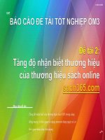 tăng độ nhận biết thương hiệu của thương hiệu sách online sach365.com