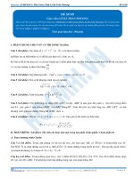 ĐỀ TỰ LUYỆN MÔN TOÁN - SỐ 9