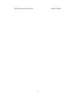 Thiết kế hệ thống mạng lưới điện khu vực