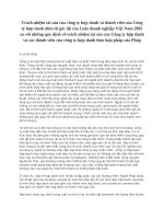 trách nhiệm tài sản của công ty hợp danh và thành viên của công ty hợp danh nhìn từ góc độ của luật doanh nghiệp việt nam 2005