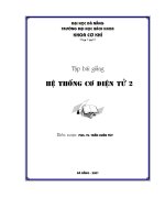 Bài giảng hệ thống cơ điện tử 2   tài liệu, ebook, giáo trình