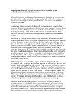 implementing bluetooth in an embedded device